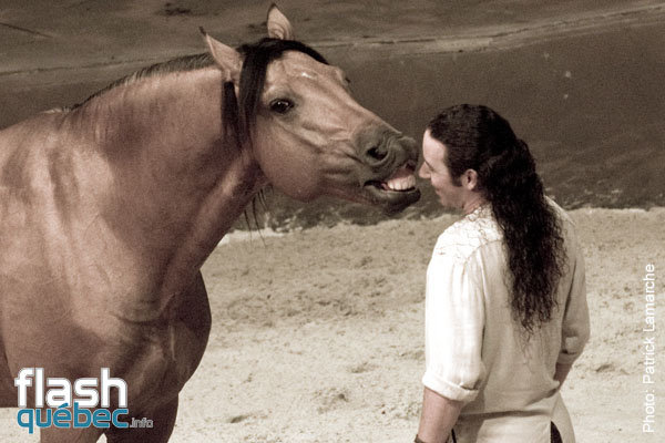 PremiÃ¨re du magnifique spectacle de Cavalia au Quartier dix-trente sous les chapiteaux - Aucune utilisation permise de cette image n\'est permise sans l\'autorisation Ã©crite du photographe - patrick@flashquebec.info