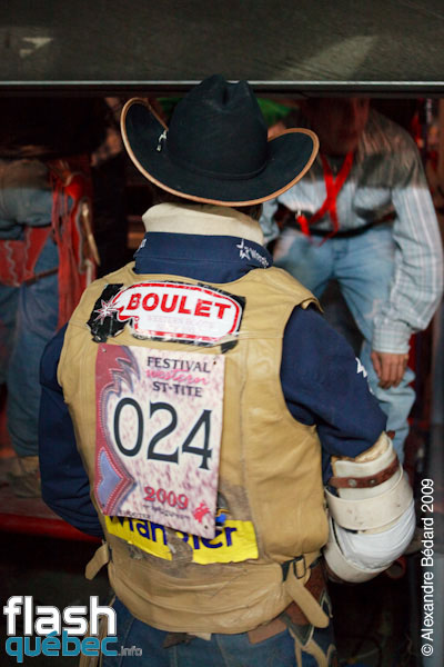 Festival Western de St-Tite, au Quebec, le 12 septembre 2009. Utilisation quelle qu'elle soit strictement interdite sans l'accord de l'auteur a.bedard@vif.com.