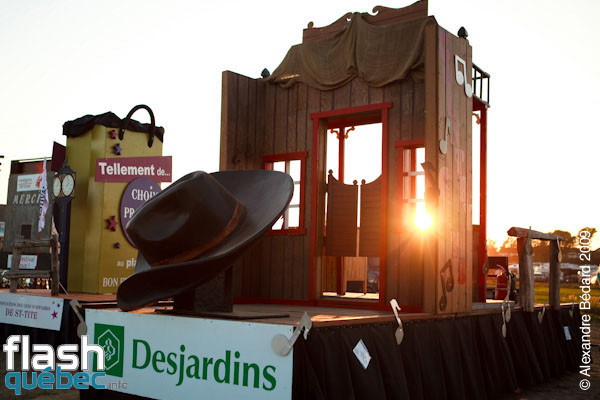 Festival Western de St-Tite, au Quebec, le 12 septembre 2009. Utilisation quelle qu'elle soit strictement interdite sans l'accord de l'auteur a.bedard@vif.com.