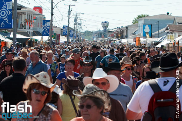 Festival Western de St-Tite, au Quebec, le 12 septembre 2009. Utilisation quelle qu'elle soit strictement interdite sans l'accord de l'auteur a.bedard@vif.com.