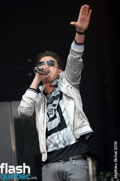 Spectacle de Jesse McCartney au Virgin Festival a Montreal, le 20 juin 2009. Utilisation quelle qu'elle soit strictement interdite sans l'accord de l'auteur matthieu@flashquebec.info.