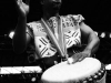 Spectacle de la formation Tribaa (Guinee / Qc) dans le cadre du Festival International des Nuits d'Afrique de Montreal, le 25 juillet 2009 a la Place Emilie-Gamelin.  Utilisation quelle qu'elle soit strictement interdite sans l'accord de l'auteur spiritpictures@hotmail.fr.