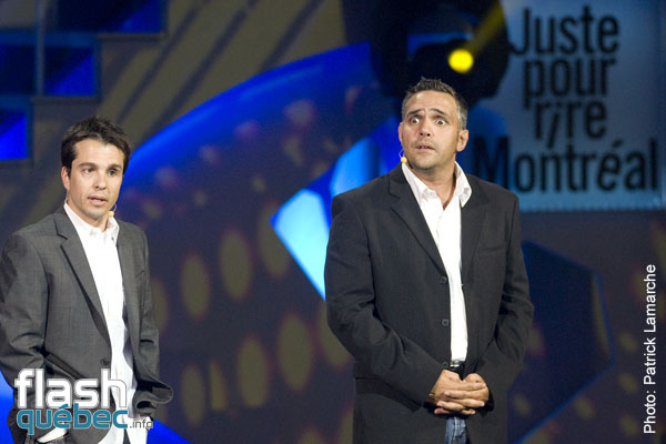 Dominic et Martin - Gala Juste pour rire animÃ© par FranÃ§ois Morency - Festival juste pour Rire 2010 - ThÃ©atre St-Denis - 9 juillet 2010 - Utilisation quelle qu\'elle soit strictement interdite sans l\'accord Ã©crite de l\'auteur - patrick@flashquebec.info