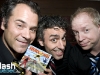 Daniel Grenier, Ghislain Dufresne et Francis Cloutier - Lancement de l'album Â«Victo RacingÂ» des Chick n'Swell au gymnase, MontÃ©al - 3 juin 2010.