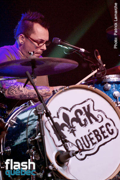 Yanick Boivin au lancement de Rock le QuÃ©bec de Boom Desjardins au Metropolis de MontrÃ©al le 7 octobre 2009. - Aucune utilisation permise sans autorisation Ã©crite de l\'auteur - patrick@flashquebec.info.