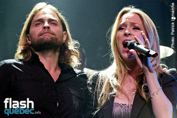 Boom et Annie Villeneuve au lancement de Rock le QuÃ©bec de Boom Desjardins au Metropolis de MontrÃ©al le 7 octobre 2009. - Aucune utilisation permise sans autorisation Ã©crite de l\'auteur - patrick@flashquebec.info.