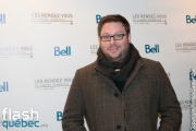 Mathieu Bock-Côté lors de la première mondiale du documentaire "YES" de Félix Rose et Eric Piccoli dans le cadre des Rendez-vous du cinéma québécois, au Cinéma Cineplex Odeon Quartier Latin, à Montréal, vendredi le 3 mars 2017.