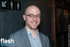Sol Zanetti lors de la première mondiale du documentaire "YES" de Félix Rose et Eric Piccoli dans le cadre des Rendez-vous du cinéma québécois, au Cinéma Cineplex Odeon Quartier Latin, à Montréal, le vendredi 3 mars 2017