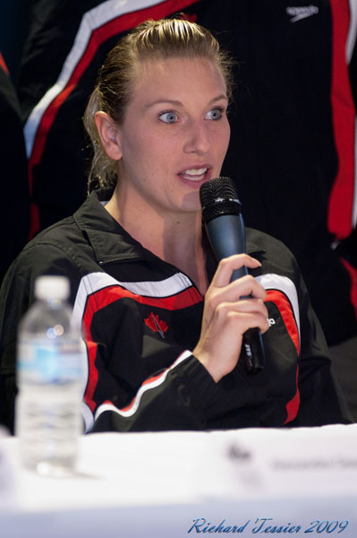 Coupe Canada Cup 2009; 28 avril 2009; Centre sportif du Parc Olympique de MontrÃ©al; Ãquipe Canadienne de Plogeon 2009; Brandon Makinson; Cameron MClean; Carol-Ann Ware; Cody Kolodziejzyk; FranÃ§ois Imbeau-Dulac; Hailey Casper; Jennifer Abel; Kevin Geyson; Mandy Moran; Meaghan Benfeito; MÃ©lanie Rinaldi;  Reuben Ross; Riley McCormick; Roseline Filion; Ãmilie Heymans; Ãric Sehn; personnalitÃ© prÃ©sente; Annie Pelletier; Michel Larouche; Penny Joyce; Mitch Geller;