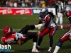 Marque finale: Alouettes 32 - Stampeders 11 - lundi 12 octobre 2009 - stade Percival-Molson.