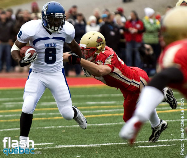 Rouge et Or VS Carabins - l'universitÃ© Laval sont champions de la Coupe Dunsmore pour une septiÃ¨me saison consÃ©cutive grÃ¢ce Ã  leur victoire 31-7.