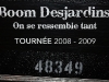 Rentree montrealaise de la tournee -On se Ressemble Tant- de Boom Desjardins, au Theatre St Denis de Montreal, le 5 novembre 2008.