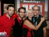Spectacle et lancement du premier album des Handclaps, aux 21eme Francofolies de Montreal. Utilisation quelle qu'elle soit strictement interdite sans l'accord de l'auteur matthieu@flashquebec.info.