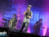 Spectacle de Loco Locass lors du Rap Party des Francos, le 9 aout 2009, pour la cloture des 21emes Francofolies de Montreal. Utilisation quelle qu'elle soit strictement interdite sans l'accord de l'auteur matthieu@flashquebec.info.