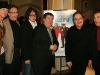 Jean-Nicolas Verreault, Guy Bonnier (scenariste), Patrick Drolet, Remy Girard, Robert Menard (realisateur) et Gaston Lepage. Premiere du film -LE BONHEUR DE PIERRE- au Cinema Imperial de Montreal, le 23 fevrier 2009.