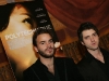 Sebastien Huberdeau et Maxim Gaudette. Premiere du film POLYTECHNIQUE au Cinema Imperial de Montreal, le 2 fevrier 2009.