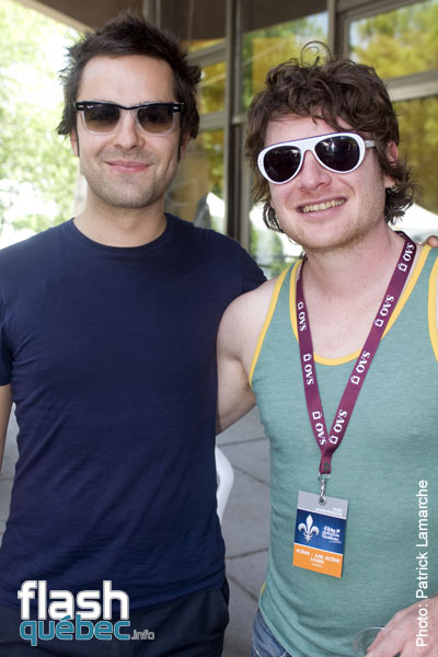 Dumas et Yann Perreau - RÃ©pÃ©titions pour le grand spectacle de la fÃªte national au parc Maisonneuve de MontrÃ©al - 22 juin 2010 - Aucune utilisation permise sans l'autorisation Ã©crite de l'auteur - patrick@flashquebec.info
