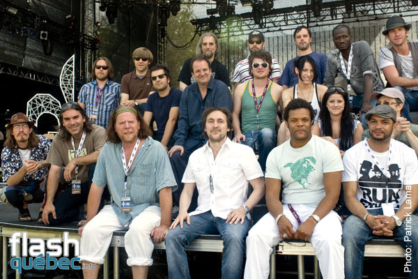 RÃ©pÃ©titions pour le grand spectacle de la fÃªte national au parc Maisonneuve de MontrÃ©al - 22 juin 2010 - Aucune utilisation permise sans l'autorisation Ã©crite de l'auteur - patrick@flashquebec.info