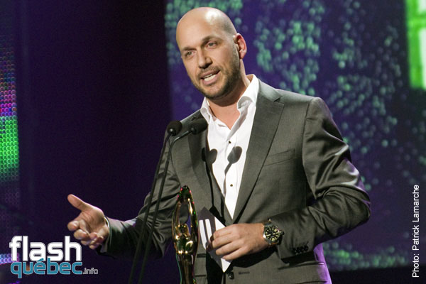 Martin Matte - CondamnÃ© Ã  l'excellence - Album ou DVD de l'annÃ©e Humour - L'autre gala de l'Adisq 2010 - 1 novembre 2010 - Metropolis de MontrÃ©al - aucune utilisation permise sans autorisation de l'auteur - patrick@flashquebec.info